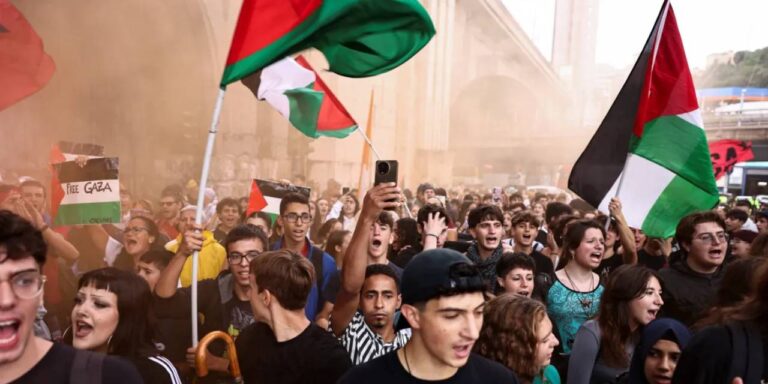 italyada gazze icin genel grev on binler sokaklara indi ndcMyM8H