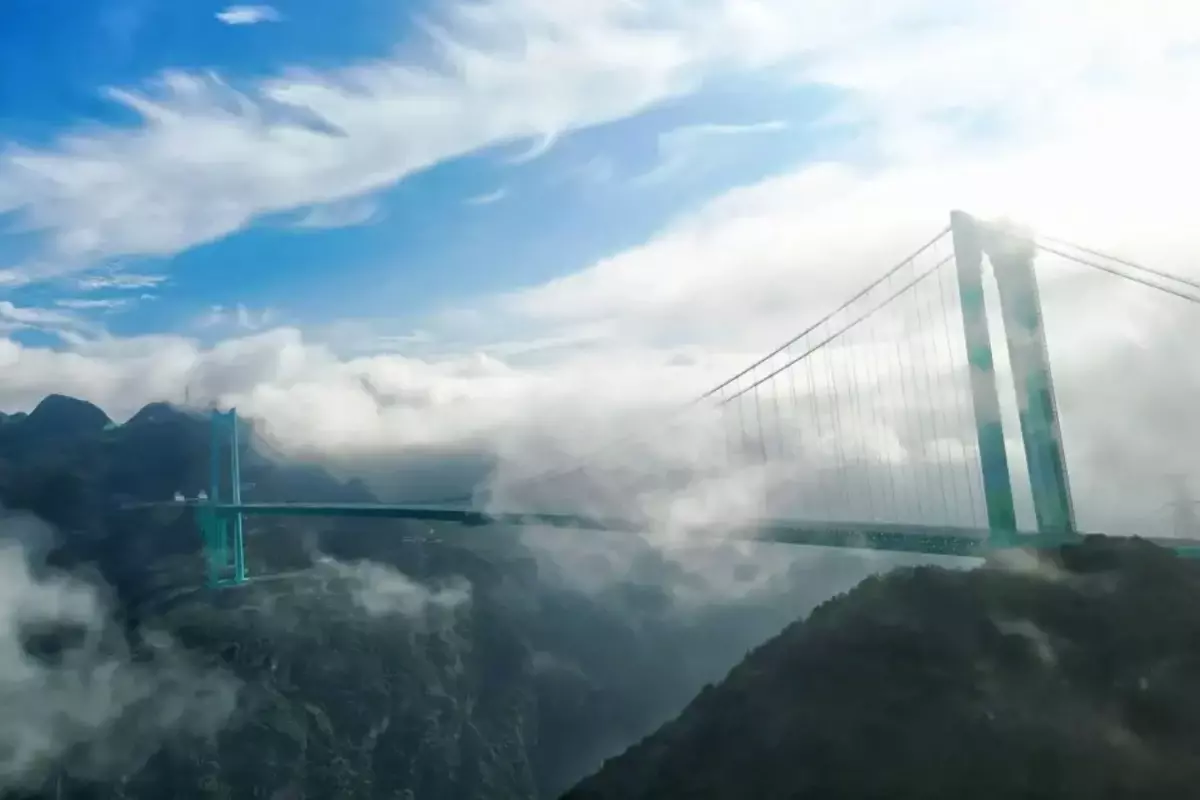 dunyanin en yuksek koprusu acildi yolculuk suresi 2 saatten 2 dakikaya dustu dKVc3Fci